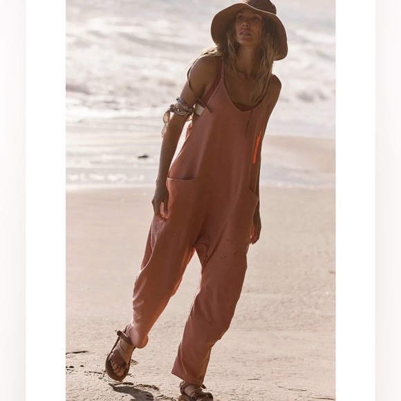 Free People Hot Shot Onesie🧡 - Picture 2 of 15